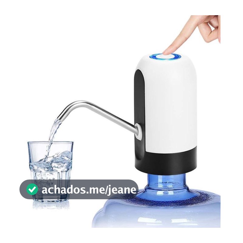 Bomba Elétrica De Galão Universal Com Carregamento USB Para Galão Garrafão De Água