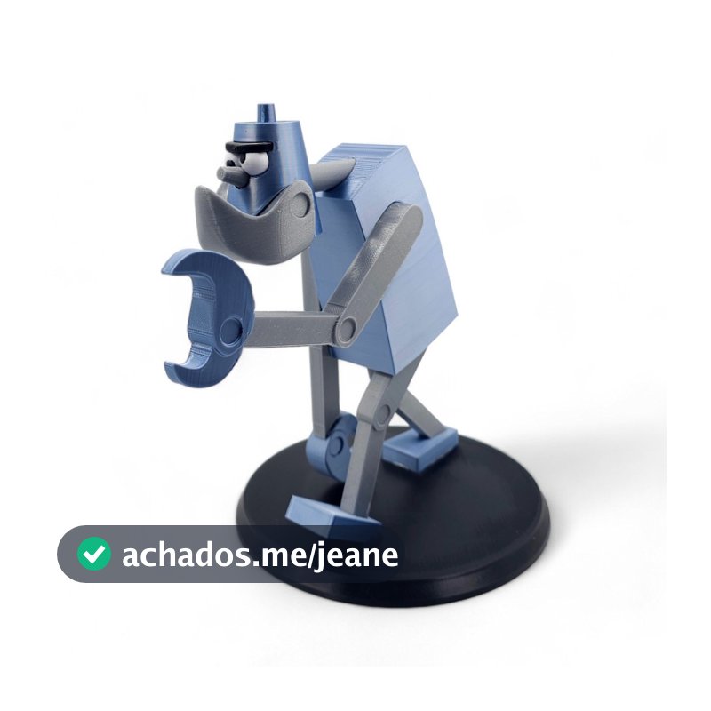Puxa Frango Robô Pica-Pau Clássico Nostálgico Action Figure Colecionável - Edição Exclusiva