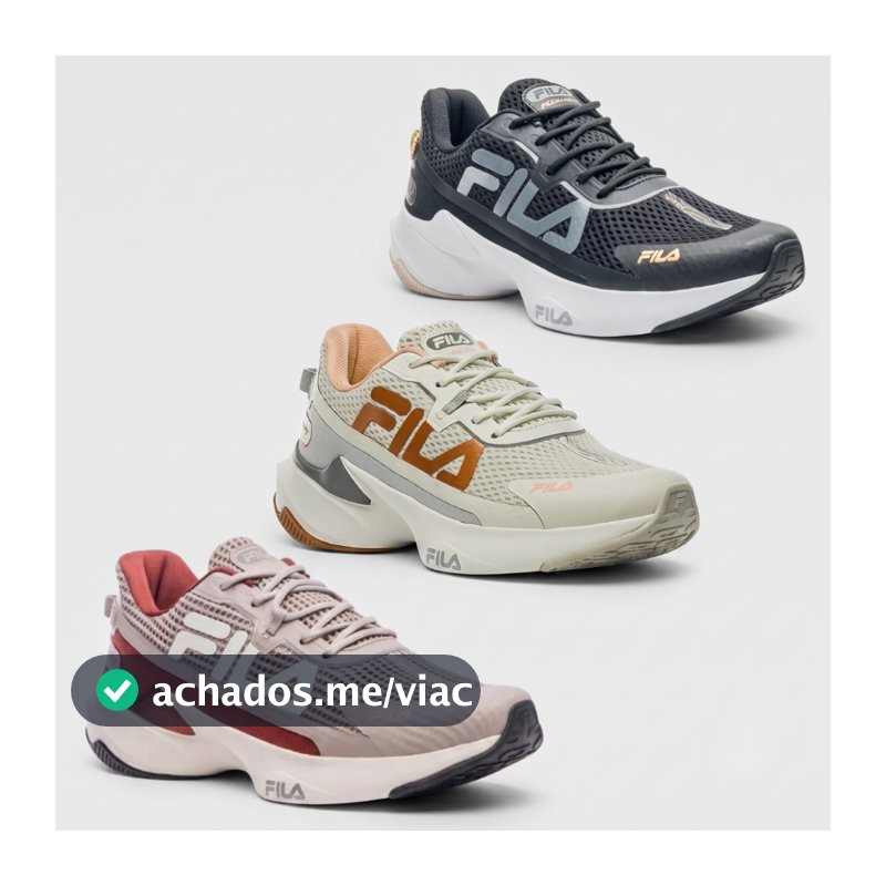 Tênis Fila Recovery Feminino Esportivo Corrida Original Nota Fiscal Garantia de Fábrica