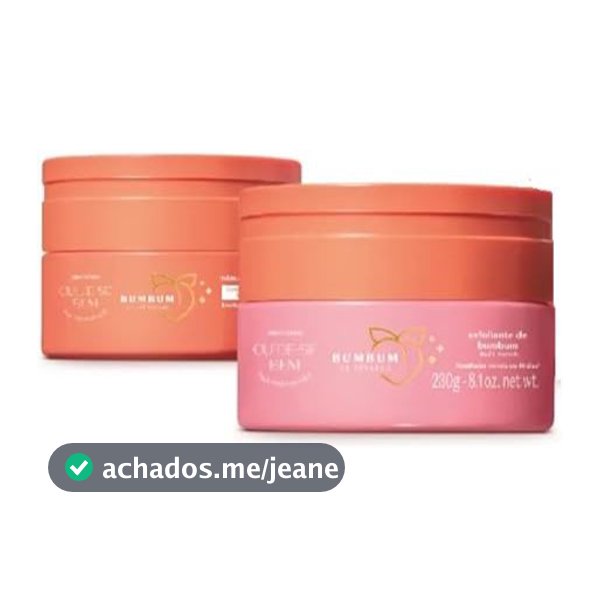 Cuide-se Bem Pessegura - Escolha Variação: Máscara Bumbum 230g, Esfoliante Bumbum 230g.