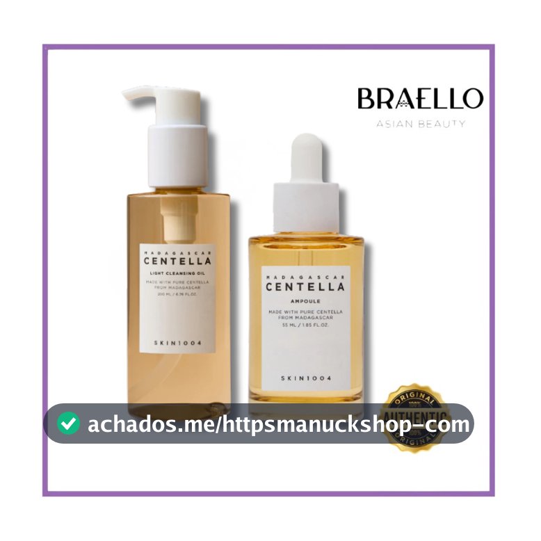 Kit SKIN1004 Centella Cleansing Oil + Ampoule Coreano