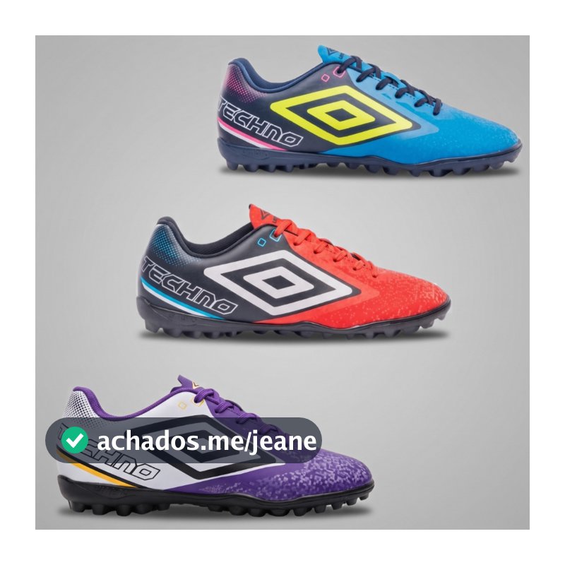 Chuteira Grama Sintética Society Umbro Masculino Techno II