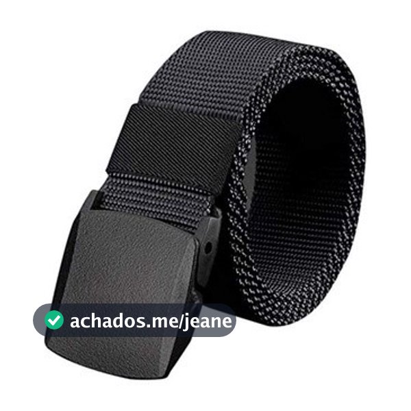 Moda Cinto Largo Masculino Nylon Fivela de Plástico Entrega rápida