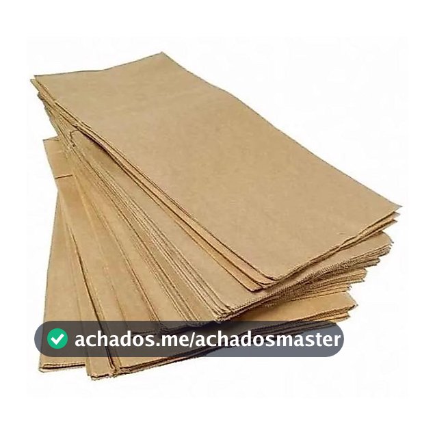 50 Sacos de papel kraft. Embalagem natural, Para Pães e organização demais alimentos.