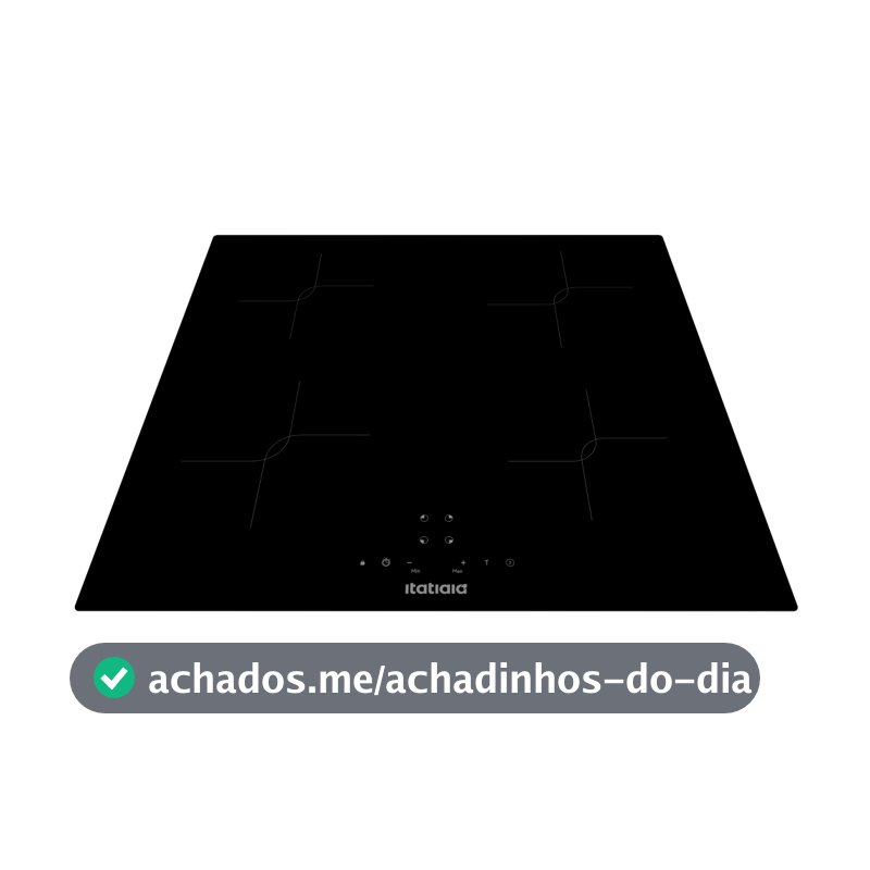 Cooktop de Inducao Itatiaia Master 4 Bocas 220V Mesa Vitroceramica Touch