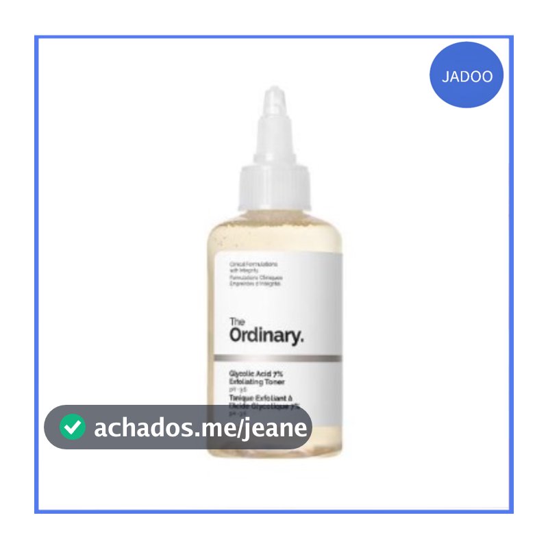 The Ordinary Tônico Esfoliante Ácido Glicólico Comum 7 % 100mL