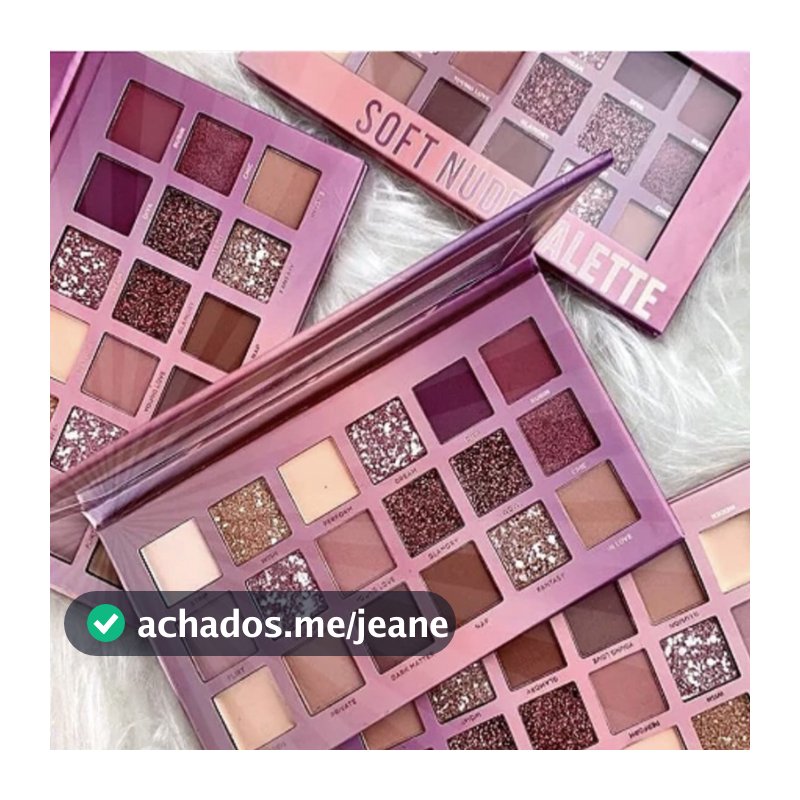 Paleta De Sombras Soft Nude 18 Cores Variadas