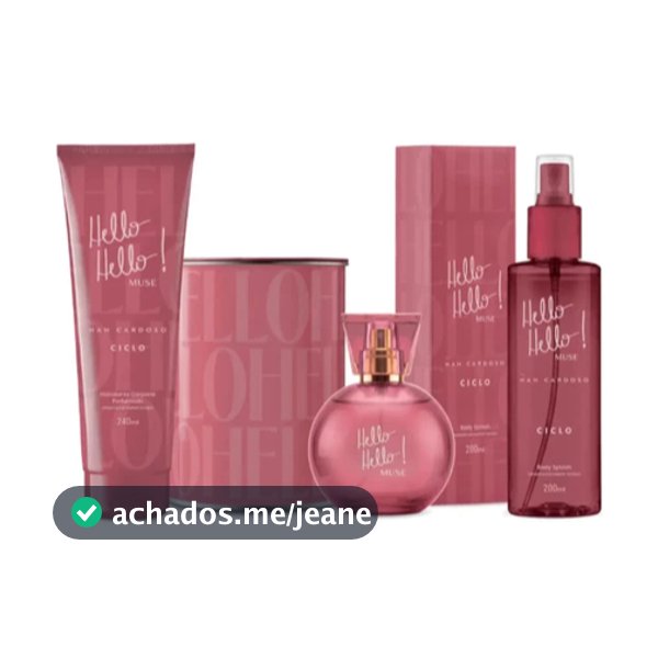 Combo Kit Linha Completa Muse Deo Colônia 100ml + Body + Hidratante