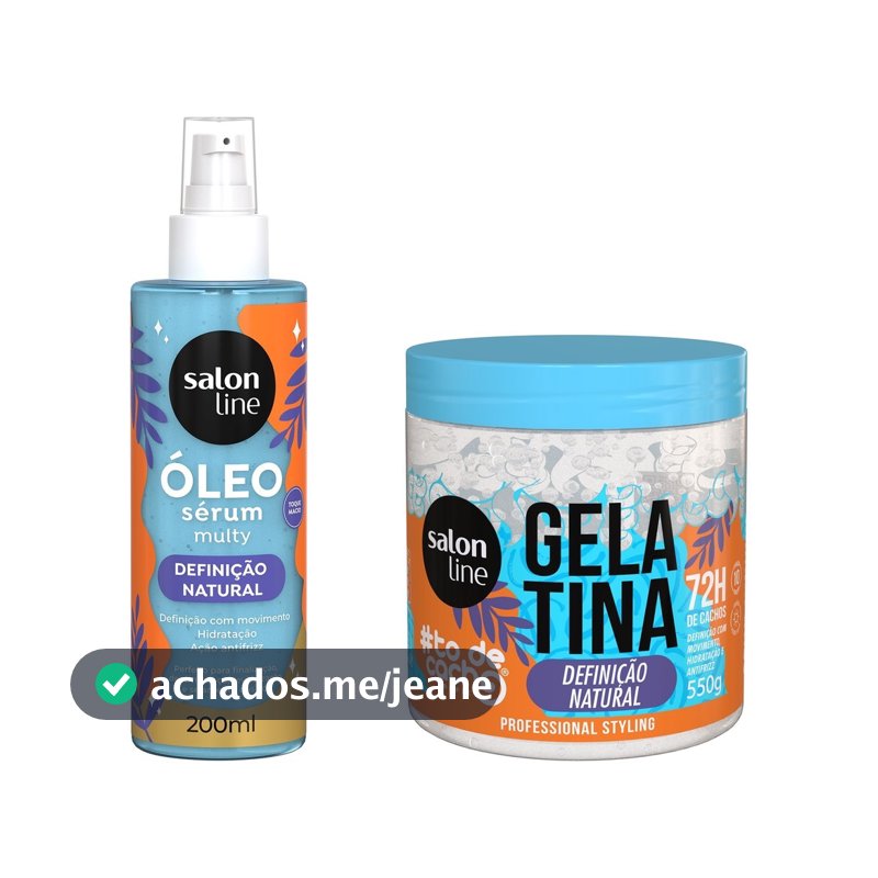 Kit Gelatina + Óleo Definição Natural