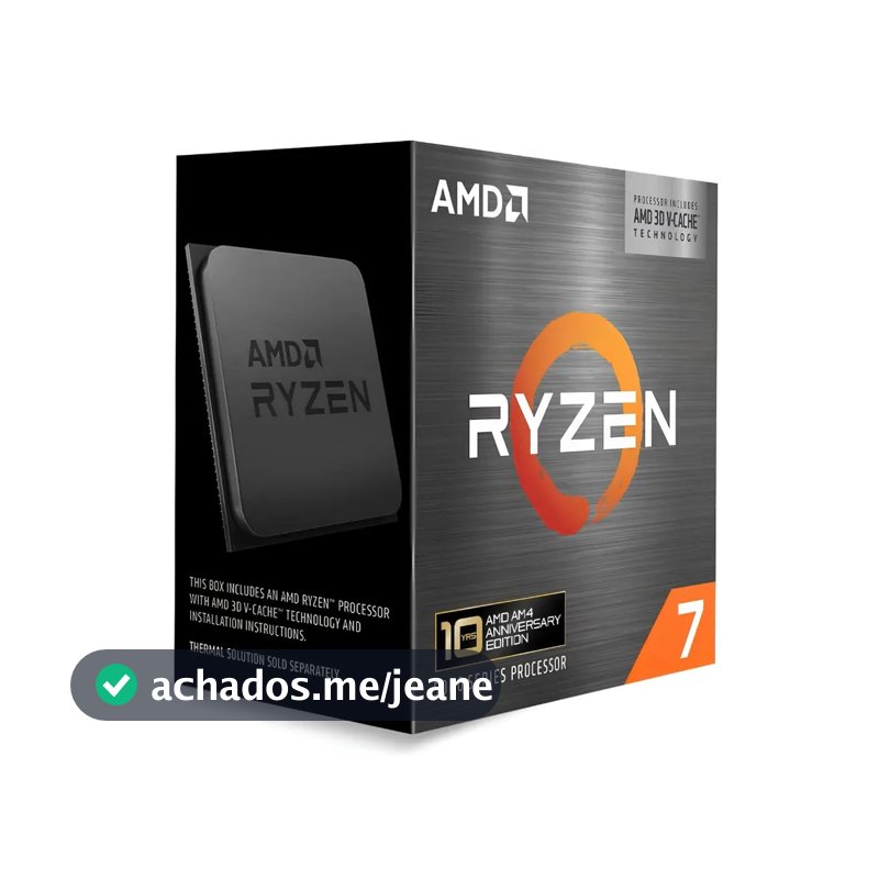 Processador AMD Ryzen 7 5800X3D Anniversary Edition 3,4GHz AM4 100-100000651POF