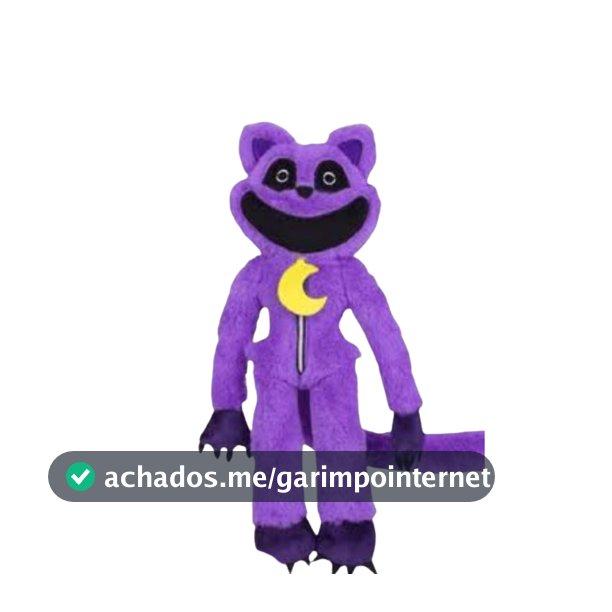 Brinquedo de pelucia De Terror De 40 Cm, Boneca De Gato Roxa, Animal catnap