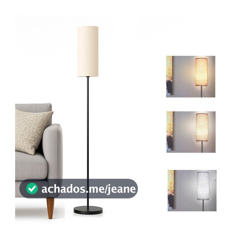 Luminária De Chão Inteligente 3 Tons De Luz Piso Equilibrium Skyshow®
