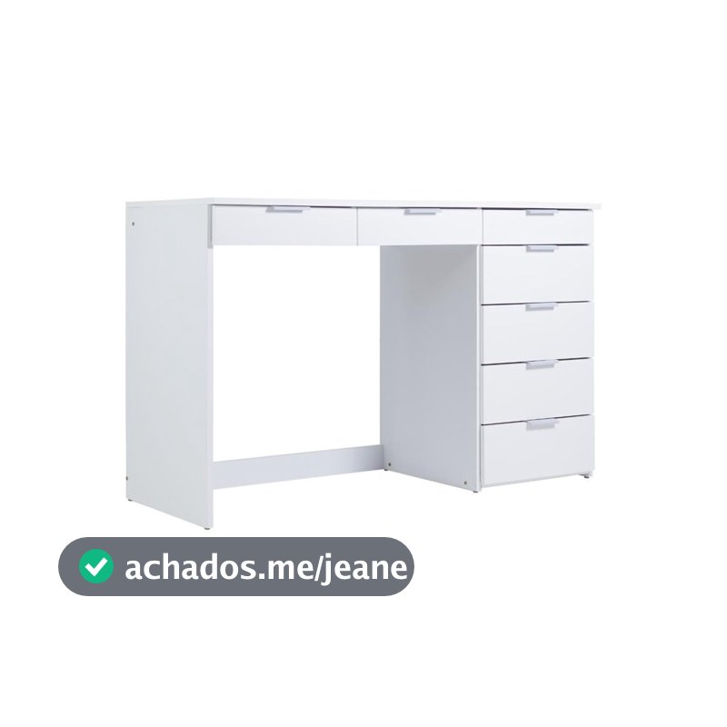 Mesa de escritório Ditália 7 gavetas PE-90