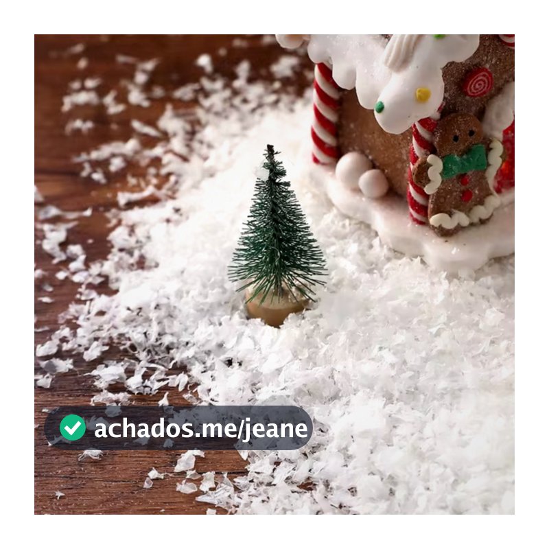 Flocos De Neve Artificial 100g - Floco Decorativo De Natal