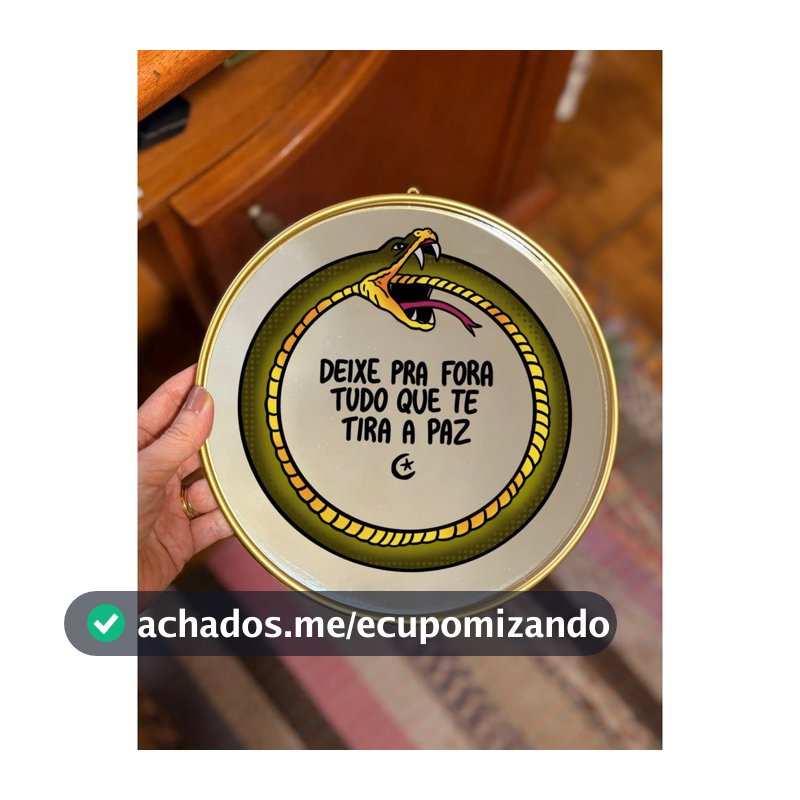 Espelho Ouroboros - Dourado