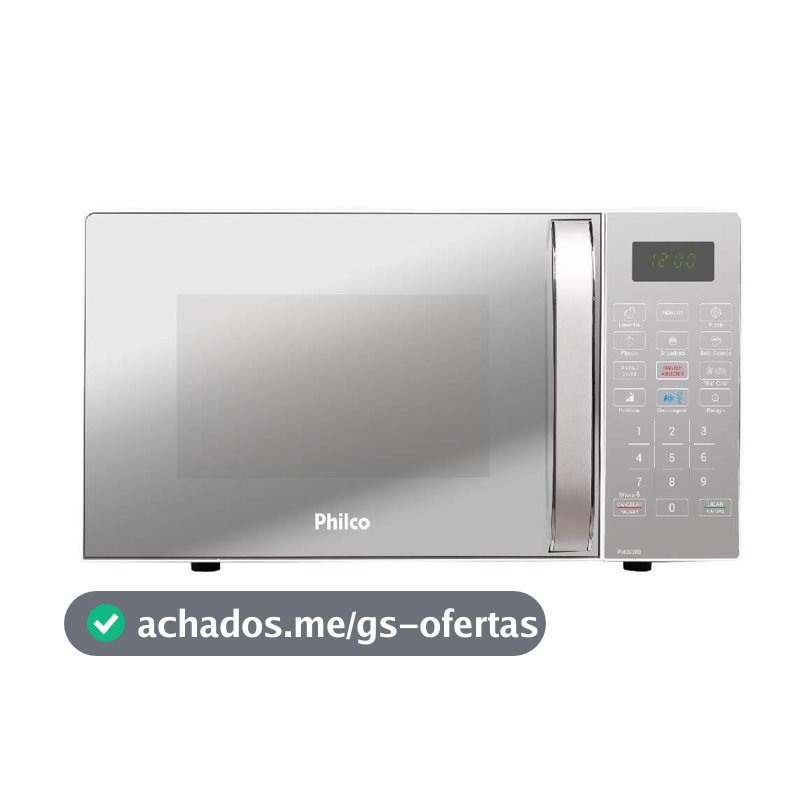 MICRO-ONDAS PHILCO ESPELHADO 20L 220V (PMO23E)