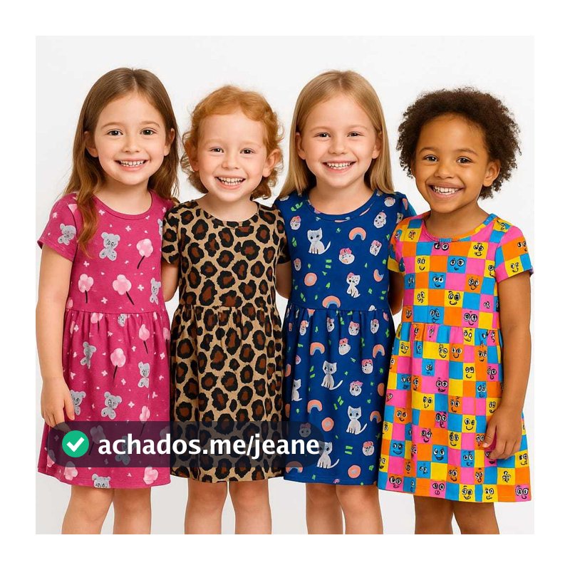Kit 3 Vestidos Floral De Princesa Florido Bonito Confortável Para Meninas De 4 A 16 Anos.