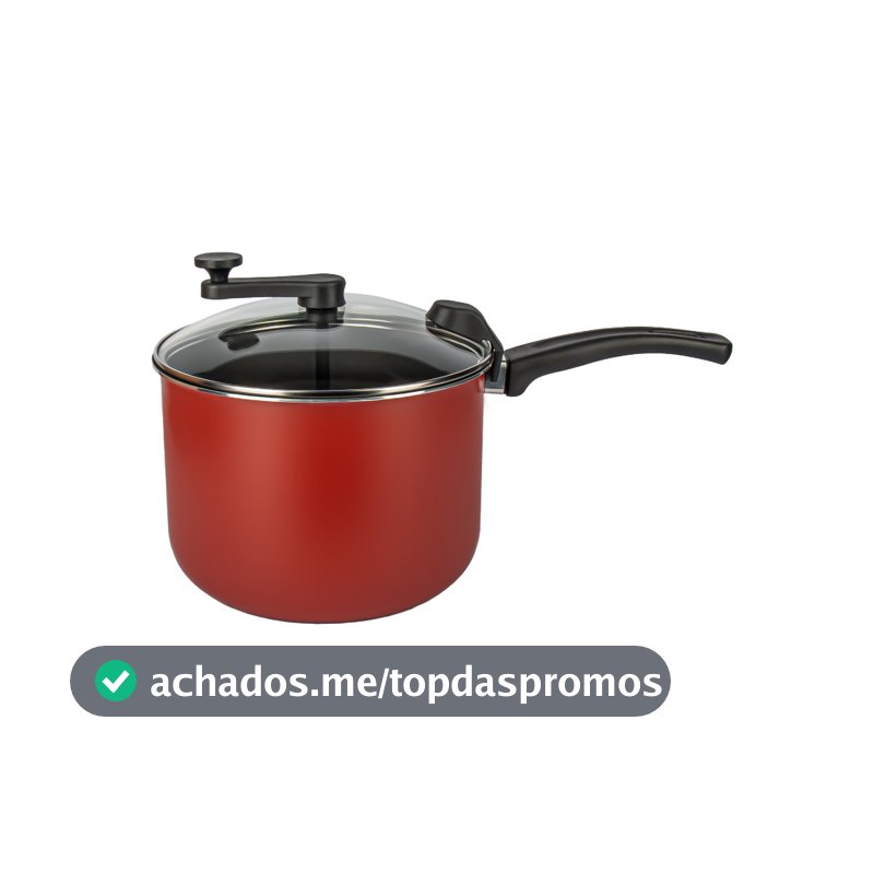 Pipoqueira Não Queima de Alumínio Polido 4,5L PROMOCAO