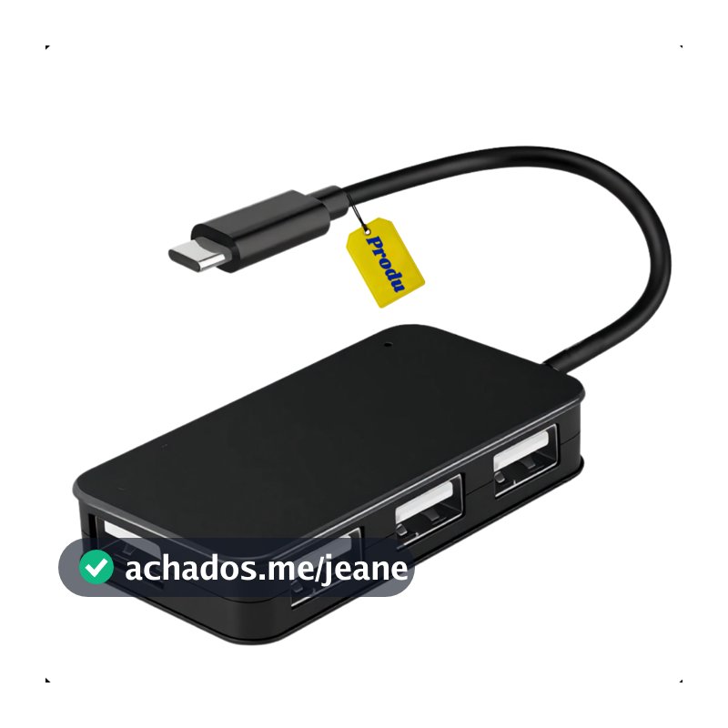 HUB Station Hub USB Tipo C 4 Portas Régua 3.0 Alta Velocidade para Macbook iPad Pro Air Produ