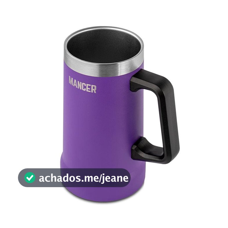 Caneca de Cerveja Mancer MR110, 710ml, Roxo, MCR-MR110-PP01
