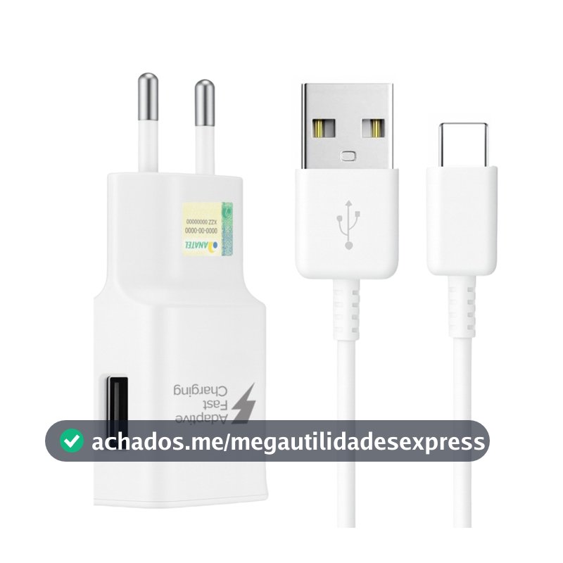 Carregador Para Samsung A06 A11 A12 A13 A14 A15 A16 A20 A21 A22 A23 A24 A25 A26 A30 A31 A32 A33 A34 A36