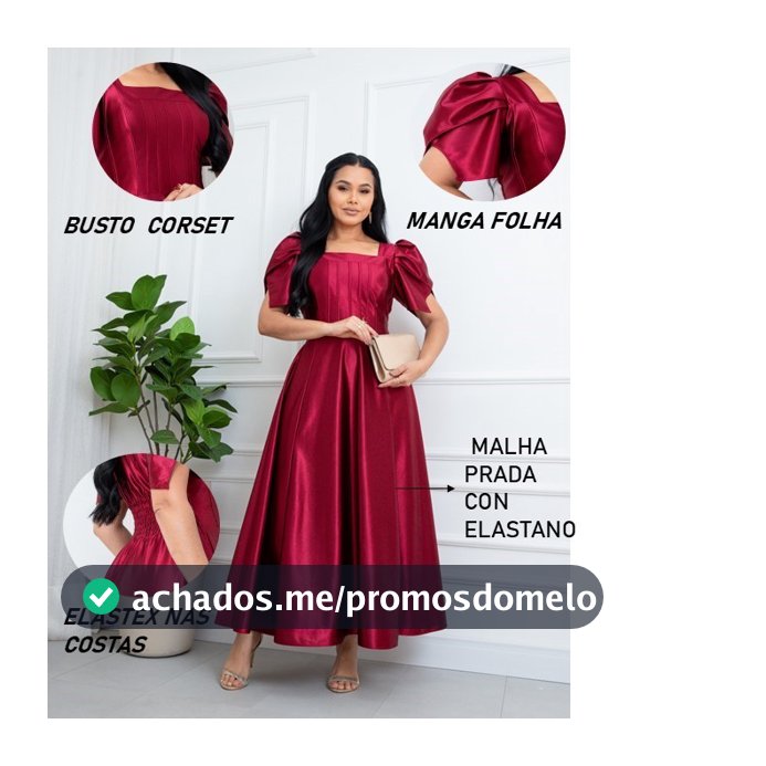 VESTIDO EVANGELICO  ELEGANTE MANGA FOLHA BRILHOSO BUSTO CORCET