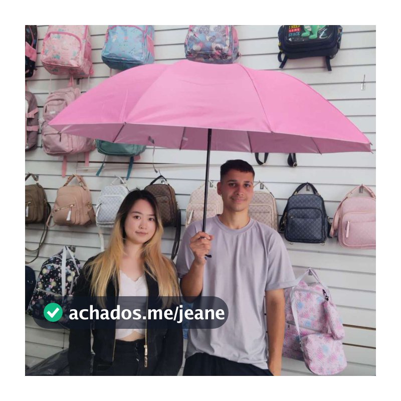Guarda-chuva colorido portátil com proteção UV
