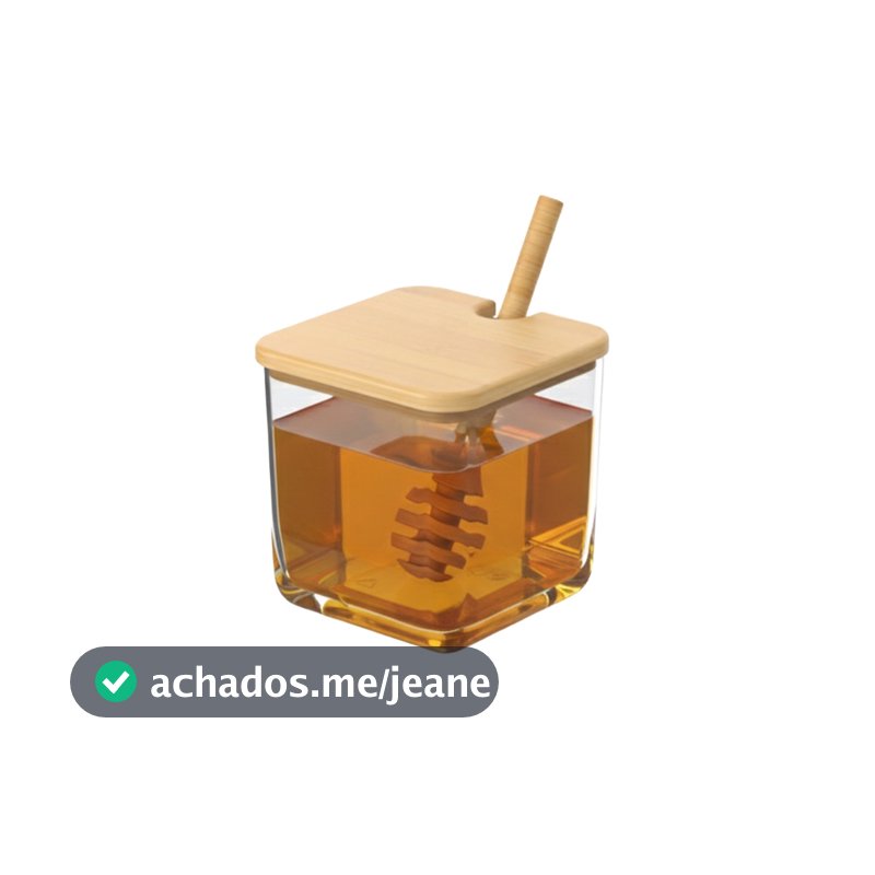 Meleira em Bambu Linha Brisa Coza - Pote para Mel - Mesa Posta