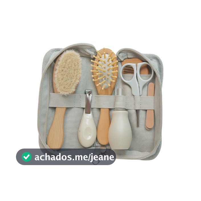 Conjunto De Escova E Pente De Cabelo Para Bebês , De Madeira Natural Recém-Nascidos Com Cerdas Macias De Cabra , Kit De
