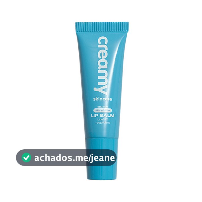 Creme de Tratamento Hidratante Labial - Lip Balm Incolor Sem Sabor - Creamy -10G