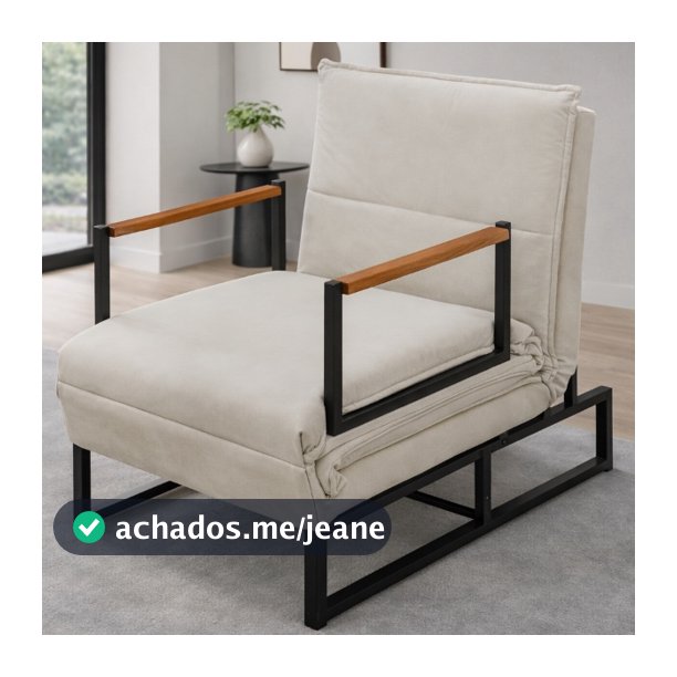 Poltrona Do Papai Reclinável Retrátil Versátil Macia Moderna Apoio Para Pés Puff Cama Braço Descanso