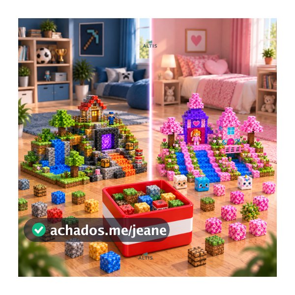 Blocos de Construção Magnéticos de Montar Brinquedo Infantil Craft Educativo