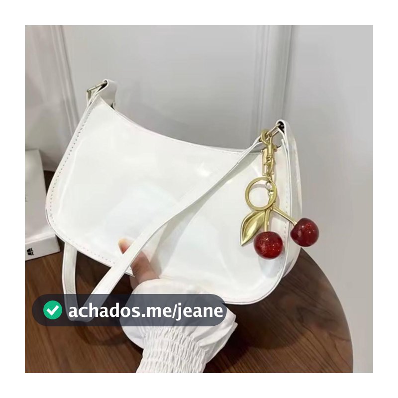Kit Linda Bolsa Elegancy + Chaveiro Cereja Moderna e Etilosa