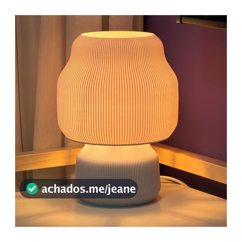 Abajur Solaris Mesa Cabeceira Luminária 110V/220V quarto sala escritório