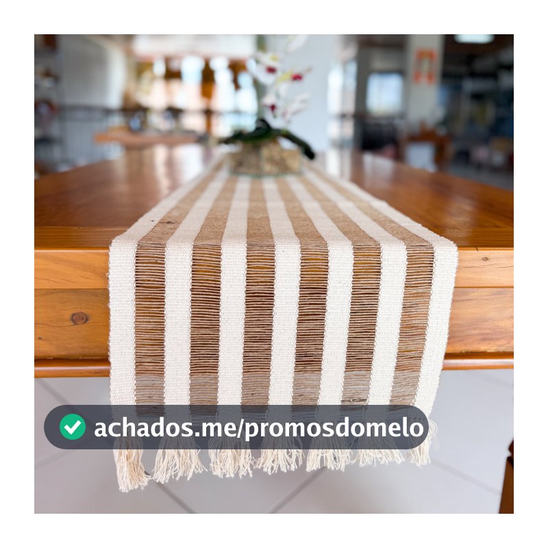 Caminho de Mesa | RAMI | Artesanal 1,5m 2m | Artesanato Mesa Posta Cozinha
