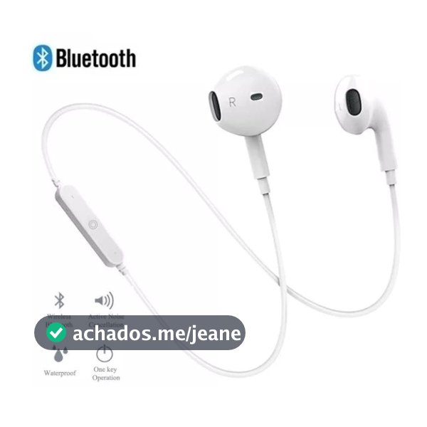 Fone de Ouvido sem Fio Bluetooth 5.0 Intra-Auricular Esportivo S6