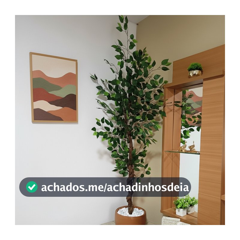 Figueira Artificial Fícus Grande Árvore Decoração 130cm a 190cm Sem Vaso