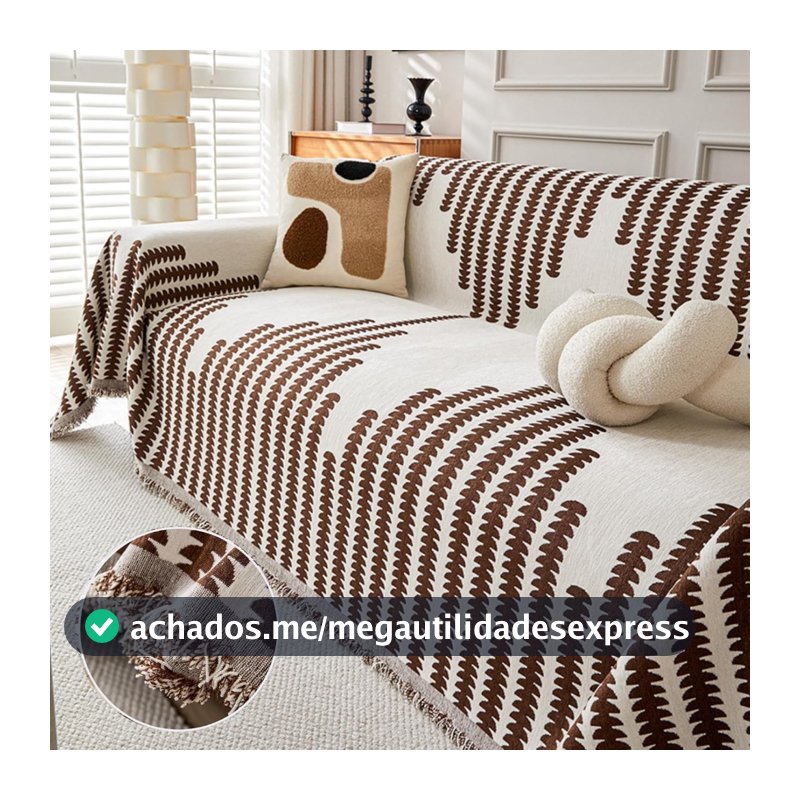 Universal Manta Para Sofá, Capa De Sofá 2 E 3 Lugares, Antiderrapante Sarung Sofa Toalha