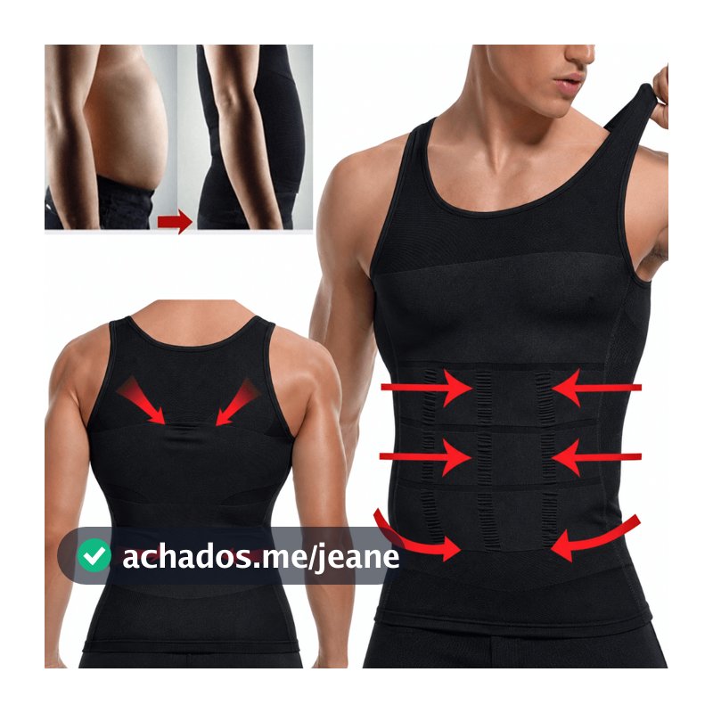 Regata de Compressão e Correção Postural Masculina