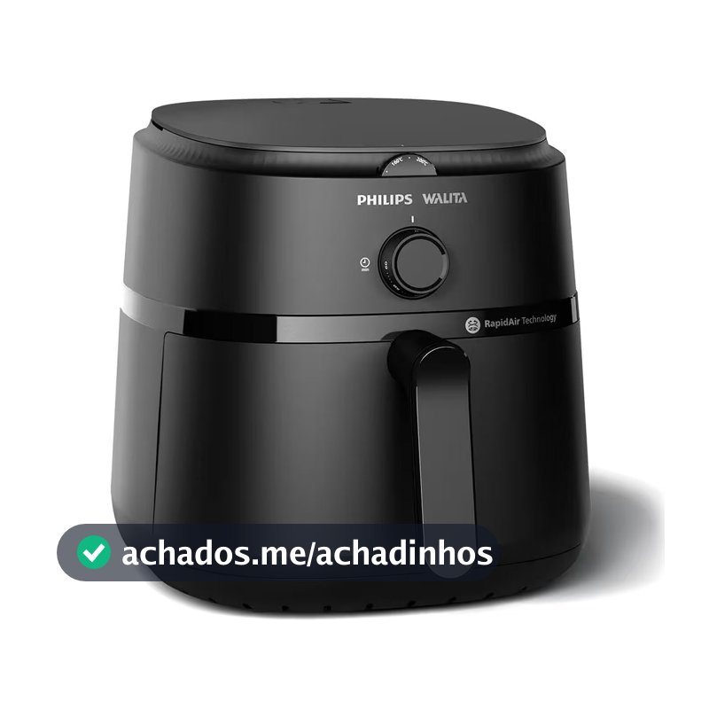 Fritadeira Airfryer Série 1000 XL 6,2L 1700W Grelha Removível Philips Walita