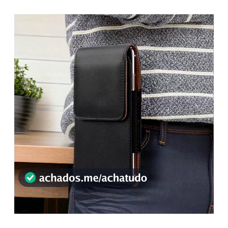Capa de Celular com Suporte Para Cinto 5.0/6.1/6.5/ e 6.8 Polegadas Modelos Variados !