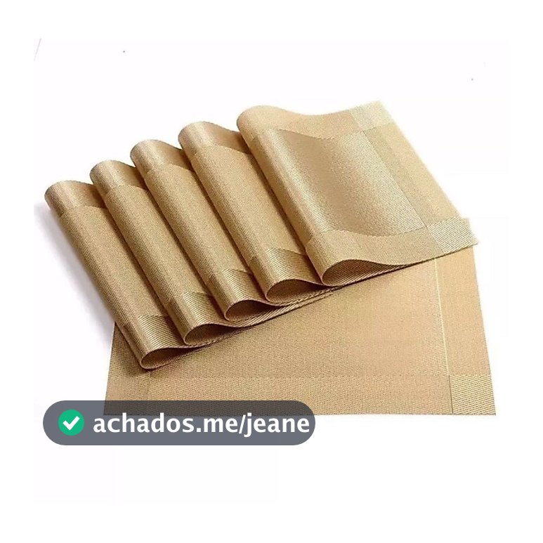 Kit 6 pçs Jogo Americano de Mesa