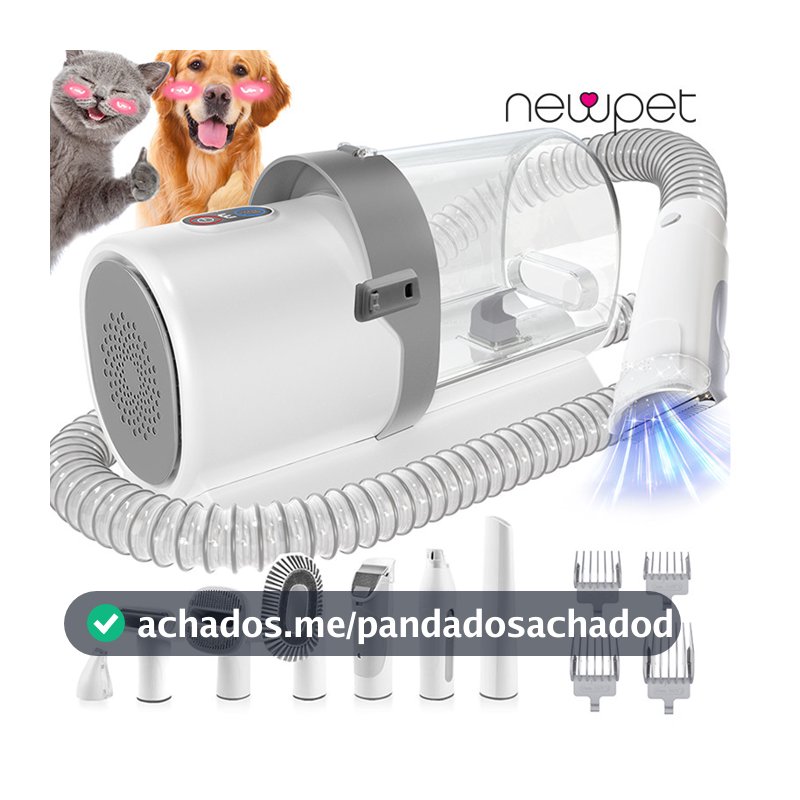 110-220V Kit de limpeza para animais de estimação Incluindo 4 Clipper Pentes, 2.5L Aspirador, 7 ferramentas