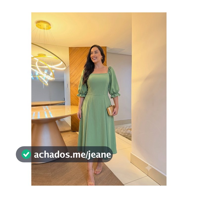 Vestido Heloisa - Verde Oliva