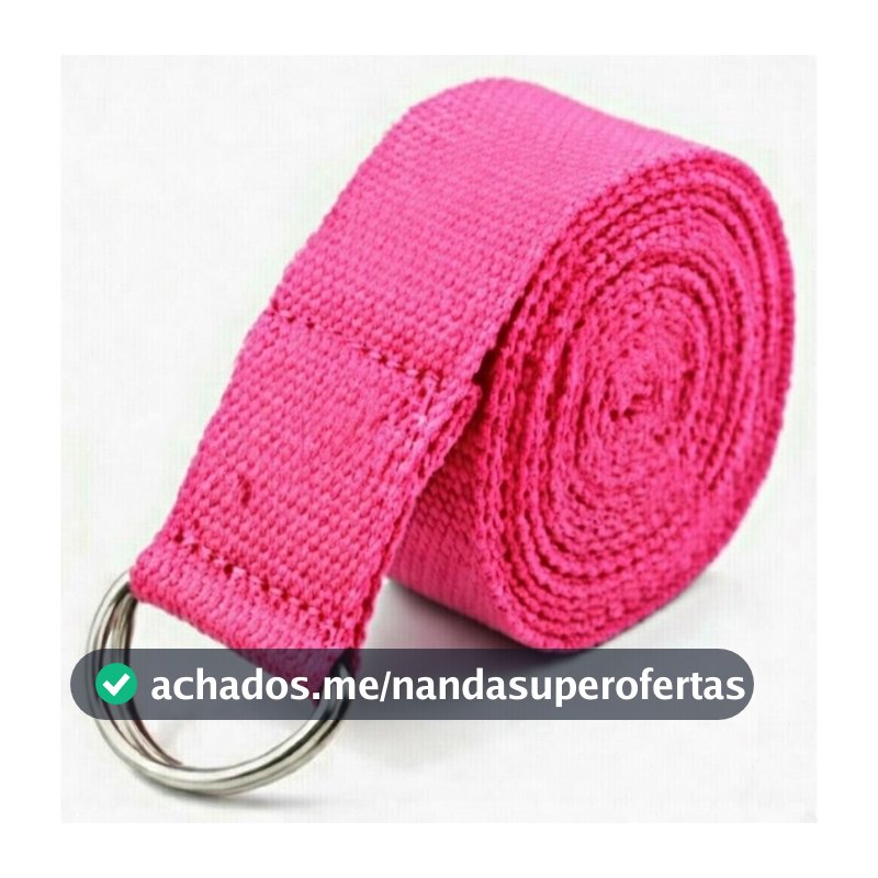 Fita / Cinto de Yoga e Alongamento  Pilates Reabilitação Fisioterapia e Exercícios Funcional