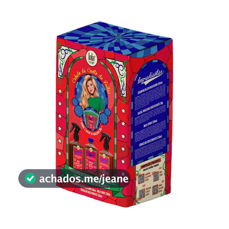 Kit Cronograma de Crescimento Lola Cosmetics Rapunzel Ed2025