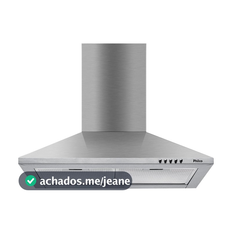 Coifa Pirâmide Philco 60cm 2 em 1 Inox 4 Bocas PCO62I