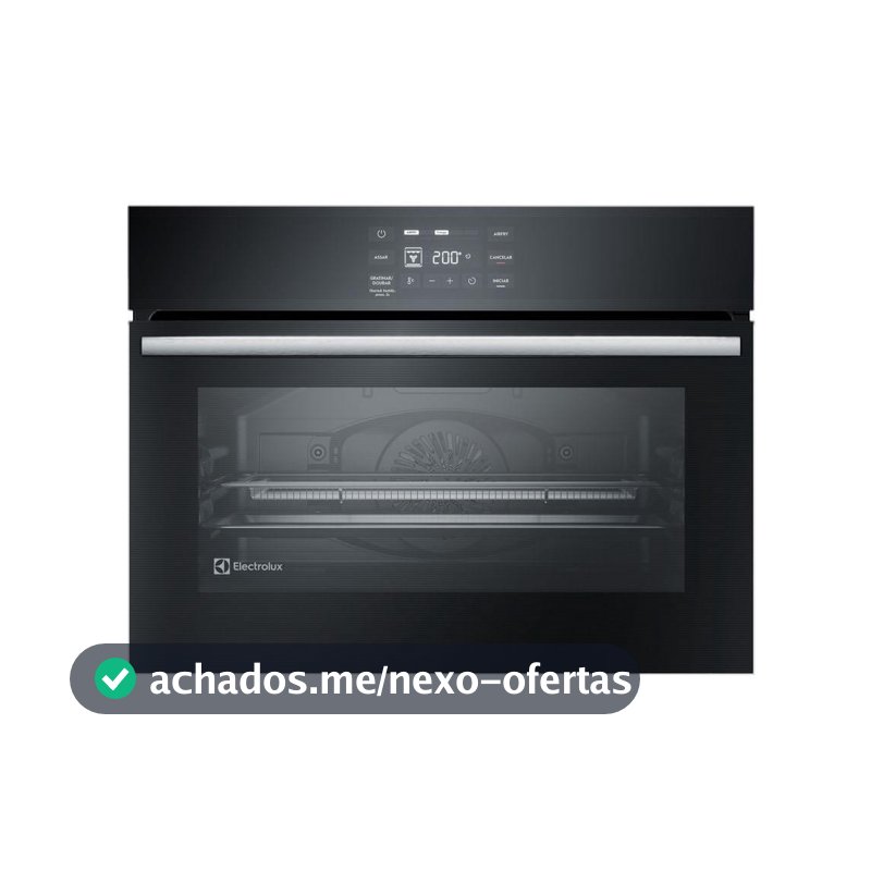 Forno de Embutir Elétrico Electrolux 50L Experience Air Fryer, PerfectCook360 e Painel Touch (OE5EA)
