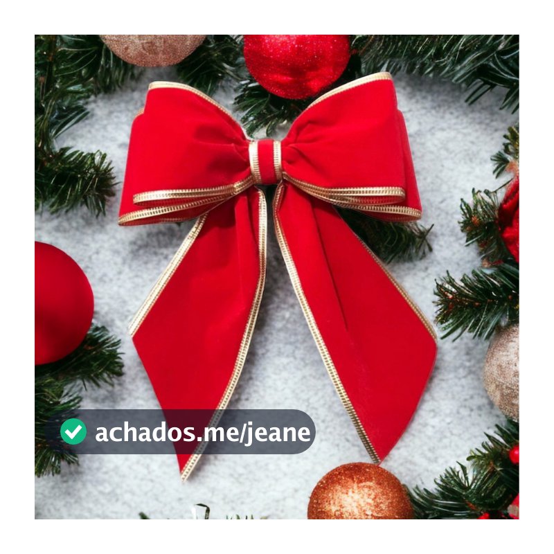kit 08  laço vermelho veludo laço pra presente Natal / laços duplo enfeite de árvore decoração natalina