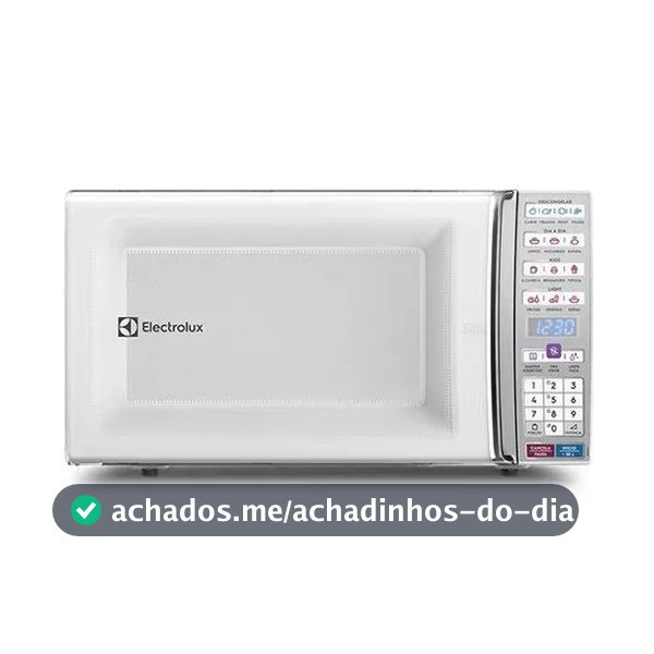 Micro-ondas Electrolux 34 Litros MEO44 função Tira odor e Manter aquecido 1400W Branco